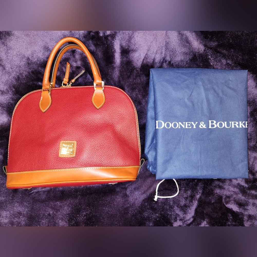 Dooney & Bourke Pebble Grain Zip Satchel